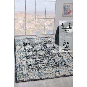 Konfor Vintage 7652 Lacivet Klasik Eskitme Dokuma Halı 80 x 300 cm