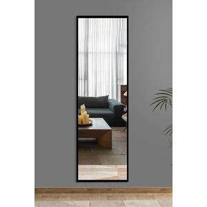 Tarz Design Nysamo Siyah Düz Dekoratif Boy Duvar Aynası 40X120 cm