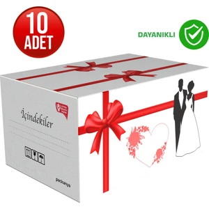 58X38X30 - 10 Adet Çeyiz Kolisi - Büyük ve Sağlam