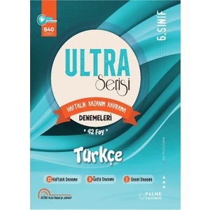 Palme Yayıncılık 6. Sınıf Ultra Serisi Türkçe Denemeleri 42 Föy