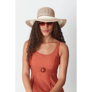 Merserize Plaj Şapkası T24740-11 Naturel