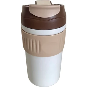 Çift Kapaklı Pipetli Yeni Seri Staınless Steel 450 ml Sıcak/soğuk Mag Bardak Termos