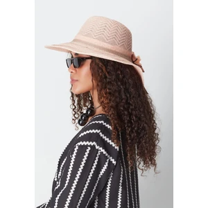 Merserize Plaj Şapkası T23740-15 Somon