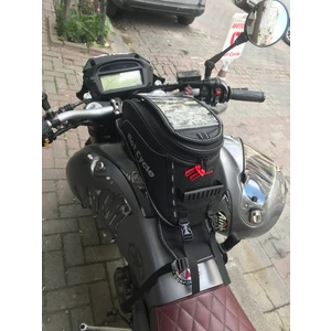 Dot Cycle Motosiklet Depo Üstü Çanta Telefon Tutuculu