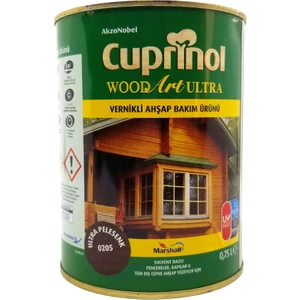 Woodart Ultra Solvent Bazlı Vernikli Ahşap Koruyucu 0,75 Lt Pelesenk