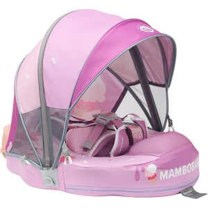 Yeni  Bebekler  Için Desenli Güneş Korumalı -Gölgelikli Emniyet Kilitli Güvenli Çocuk Yüzme Can Simidi