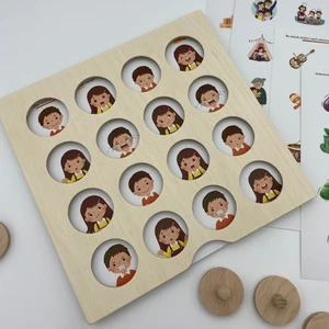 VeGa Baby&Mom Ahşap Hafıza Oyunu