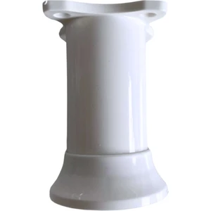 Plastik 10CM Beyaz Ayarlanabilir Ayak Masa Dolap ve Mobilya Ayağı(Beyaz 10CM)