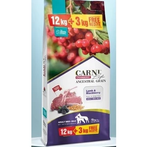 Life Köpek Kuzu Yaban Mersinli Yetişkin Medium Maxi 12 + 3 kg Avantajlı Paket