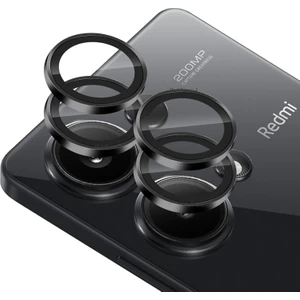 M.TK Moveteck Xiaomi Redmi Note 13 Pro 4g Kamera Koruma Lens Koruyucu Temperli Cam Ikili Mercek Safir Lens Camı