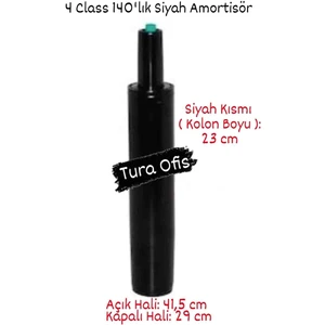 Elayce Ofis 4 Class 140'LIK Siyah Amortisör