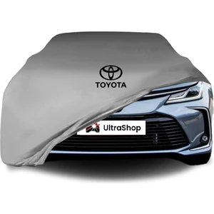 Ultra Shop Toyota Corolla 12 Sedan (E210) (2018-) Araba Brandası Gri Kumaş Penye Toz Geçirmez Oto Garaj Branda