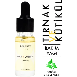 Polente Natural Tırnak & Kütikül Bakım Yağı - Besleyici, Güçlendirici (10 ml)