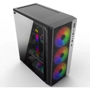 Triple Deluxe 3 Rainbow Fanlı Cam Panel Gaming Oyuncu Bilgisayar Kasası