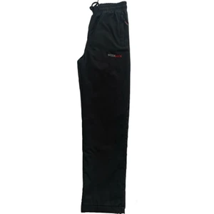 Unisex Çocuk Içi Polarlı Su Geçirmez Siyah Kar Pantolonu