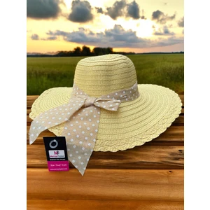 Kadın Hasır Plaj Şapkası