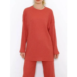 Lady Time Mevsimlik Uzun Kollu Likralı Kadın Pijama Takımı 2026