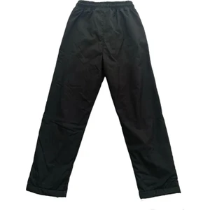 Unisex Çocuk Içi Polarlı Su Geçirmez Siyah Kar Pantolonu