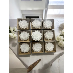 Aral Mini Avm 20 Adet Kraft Kutulu Lotus Çiçeği Mum, Hediyelik, Nişan, Düğün, Sünnet, Söz, Kına, Doğum Günü