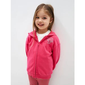 LC Waikiki Lcw Baby Kapüşonlu Uzun Kollu Kız Bebek Fermuarlı Sweatshirt