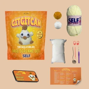 Gıtgıtcan Amigurumi Kiti Yeni Başlayanlar Için Self Örgü Seti