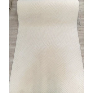 ERDEMİR HALI Rölyef Desen Krem  Halı Görünümlü Jel Taban Yolluk