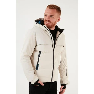 Jack & Jones Jcotarwin Puffer Soğuk Geçirmez Erkek Mont Kaban Krem 12225287 V3