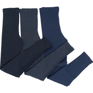 Unisex Kışlık Yüksek Bel Içi Şardonlu Termal Tayt | 3 'lü Renk (Siyah,anrasit,lacivert) Termal Tayt Rahat Yumuşak Içlik