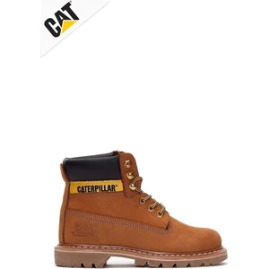Caterpillar CAT Sundance Nubuk Deri Tarçın Unisex Bot Postal Ayakkabı v7