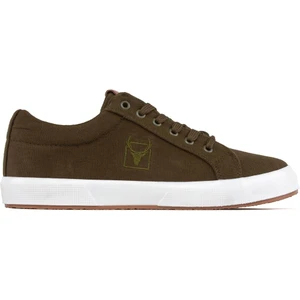 4213 Mayer Haki Yazlık Keten Comfort Erkek Sneaker Spor Ayakkabı V1