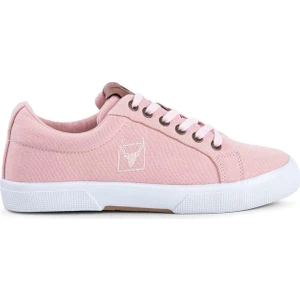 4213 Mayer Pudra Pembe Yazlık Keten Comfort Kadın Sneaker Spor Ayakkabı V2