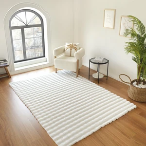 Kaşmir Halı 7/24 Cosy Premium Bubble Beyaz 100X150 cm