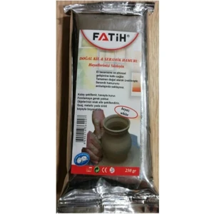 Doğal Kil & Seramik Hamuru 250 Gram Beyaz