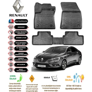 Kalite Oto Renault Megane 4 2024 Model 4d Araca Özell Havuzlu Paspas Takımı