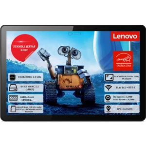 Tab M10 4 GB 64 GB 10.1" IPS Android 11 Gri Tablet + Kılıf ZAAE0117TR