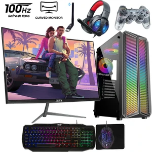 Spectre Yz I5-4570 16GB 512GB SSD RX580 8GB 24'' Oyuncu Masaüstü Bilgisayarı