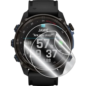 Garmin Descent MK3I (Kasa Ölçüsü: 51MM) ile Uyumlu Hydrogel Ekran Koruyucu (2 Adet)