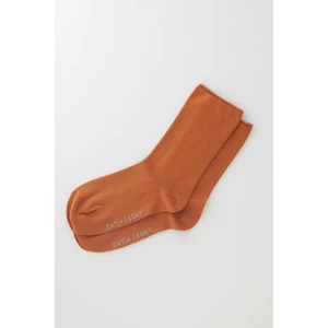 Katia & Bony Kadın Hardal Renkli Lastiksiz Modal Kumaş İnce Soket Çorap