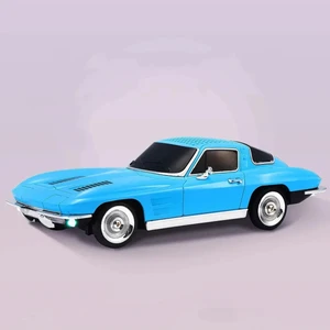 Koçak Elektronik Kablosuz Hoparlör Bluetooth Retro 1963 Chevrolet Corvette Klasik Araba Görünümlü Speaker WS-1969