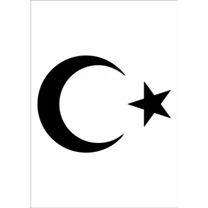 Sticker Dizayn Ay Yıldız Sticker Türk Bayrağı Sticker 00323