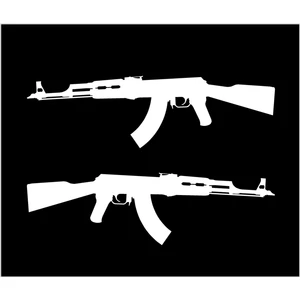 Seç Reklam Keleş Ak-47 Sticker Araç Sticker