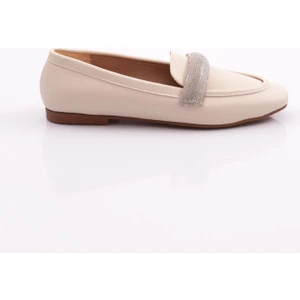 Dgn 5000 Kadin Silver Taş Tokali Loafer