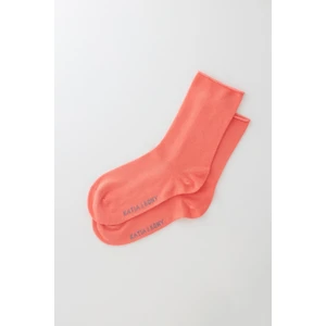 Katia & Bony Kadın Pembe Renkli Lastiksiz Modal Kumaş İnce Soket Çorap