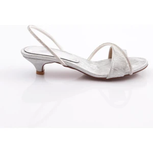 Dgn 6100 Kadin Taş Işlemeli Topuklu Abiye Ayakkabi