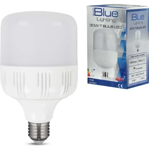 Black Blue Tourch LED Ampül 220V 30W 2700 Lümen Beyaz E27 Black Blue Lıghtıng