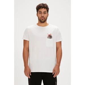 Bad Bear Gotcha Beyaz Baskılı Erkek Tişört