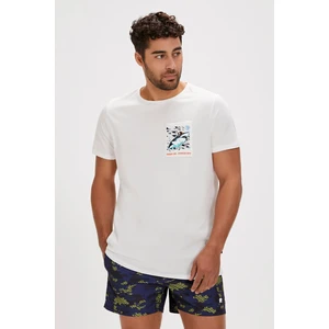 Bad Bear Francis Beyaz Baskılı Erkek Tişört