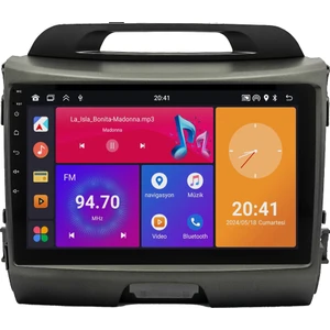 Kia Sportage (2011-2015) Android 14 Multimedya - 2 GB Ram - 32 GB Hafıza - Carplay CRV4315XP