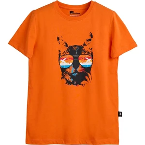 Bad Bear Manx Turuncu Baskılı Çocuk Tişört