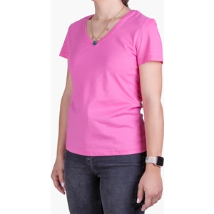 Kadın V Yaka Regular Fit Casual Basic T-Shirt
